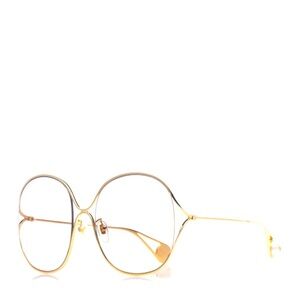 GUCCI 
Oversized Round GG0362S Sunglasses Gold w/case and paperwork
Sold Out